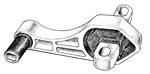 SOPORTE DE MOTOR   TRASERO QUBO 1.4