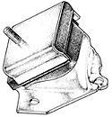 SOPORTE DE MOTOR   DELANTERO IZQUIERDO F100 MOTOR 4.9 NAFTERO A INYECCION.