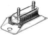SOPORTE DE CAJA  VELOCIDADES F-100 NAFTERA CON CAJA CLARK