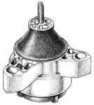 SOPORTE DE MOTOR   HIDRAULICO (LADO IZQUIERDO) FOCUS NAFTERO Y DIESEL