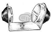 SOPORTE DE MOTOR   (LADO DERECHO) PARTNER 1.4 8V