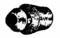 TOPE GOMA PORTA PATENTE TRASERA RANURA ANCHA M 403 404