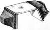 SOPORTE DE MOTOR   TOPE (LADO DERECHO) MOD.405 NAFTERO O DIESEL. 205 Y 309