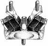 SOPORTE DE MOTOR   DELANTERO (LADO DER.) MOD. R-19. CLIO Y MEGANE MOT.1600