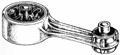SOPORTE DE MOTOR   SUPERIOR (LADO CAJA) CLIO NAFTERO Y R19 DIESEL