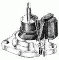 SOPORTE DE MOTOR   HIDRAULICO (L/ DERECHO)CLIO 2 1.5L DIESEL. MOTOR K9K CDI