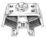 SOPORTE DE CAJA  VELOCIDADES HILUX 4X2 AÑO 2005 EN ADELANTE