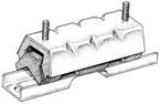 SOPORTE DE CAJA  VELOCIDADES ISUZU (CAJA MUA) MODELO 94 NAFTERA Y DIESEL