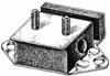 SOPORTE DE MOTOR   DELANTERO PERKINS 4-203POTENCIADO.