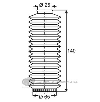 FUELLES SUSPENSION DEL. VW CARAT (90-92) GACEL (