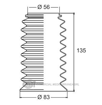 FUELLES SUSPENSION DEL. MERCEDES BENZ CLASSE A (00..)