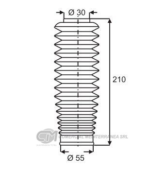 FUELLES SUSPENSION DEL. FORD COURRIER (97-11) / ESCORT (9