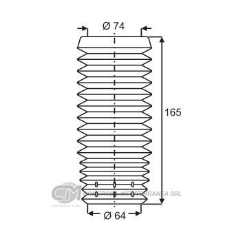 FUELLES SUSPENSION DEL. FORD ECOSPORT (96-03) / FIESTA (9