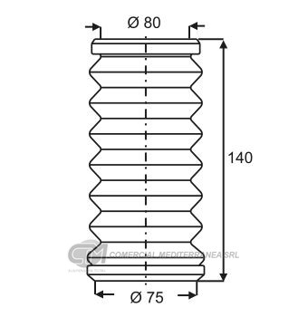 FUELLES SUSPENSION TRAS. FORD ESCORT (94-97) / VW
