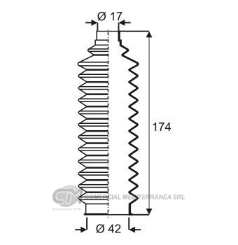 FUELLES DIRECCION V.W. 1500 (73-89) (MECANICA) (IZQU