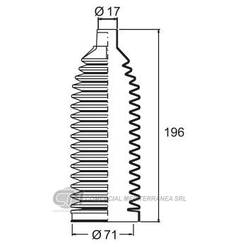 FUELLES DIRECCION VW. AMAROK (10..) (HIDRAULICA) (IZQ