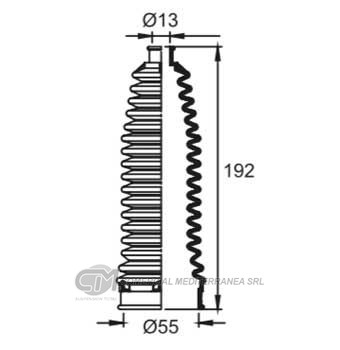 FUELLES DIRECCION DIR FORD FIESTA (13..) ECOSPORT (13..) 