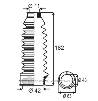 FUELLES DIRECCION SEAT IBIZA (95-11) INCA (98-13) CO