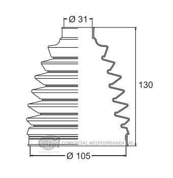 KIT TRANSMISION TOYOTA HILUX / SW4 (02..) (RUEDA IZ