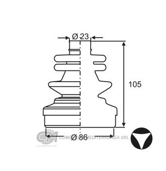 KIT TRANSMISION CHEVROLET AVEO (08..) ( CON LOBULOS)