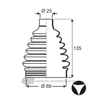 KIT TRANSMISION FORD MONDEO (94-12) (CON LOBULOS)
