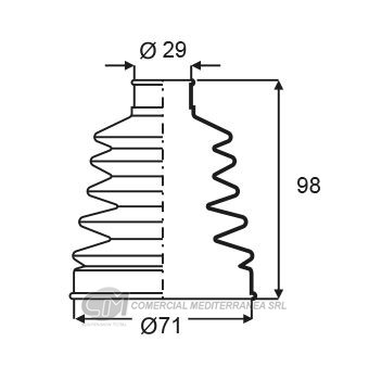 KIT TRANSMISION VW. AMAROK (10..) PASSAT (95