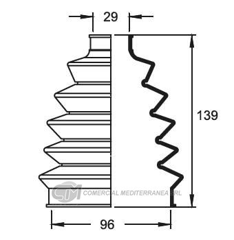 KIT TRANSMISION RENAULT MASTER III (13..) (RUEDA I