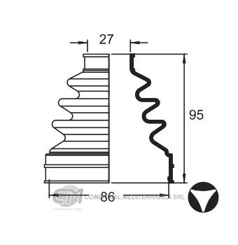 KIT TRANSMISION RENAULT MASTER III (13..) (CON LOBUL