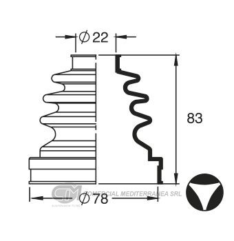 KIT TRANSMISION FIAT DOBLO (10..) LINEA (08..) MOBI