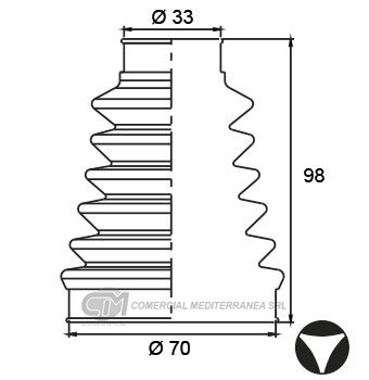 KIT TRANSMISION PEUGEOT 206 (99-13) 307 (01-12) / C