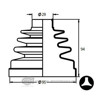 KIT TRANSMISION FIAT DUCATO (99..) ( CON LOBULOS) 