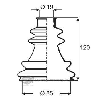 KIT TRANSMISION RENAULT R12 CON TRICETA 4 VEL. (...81