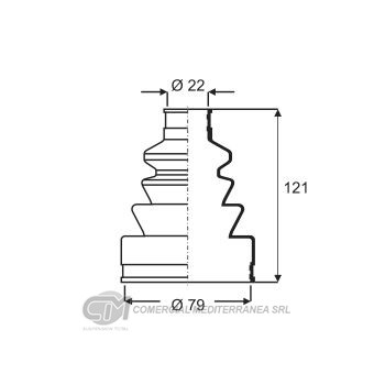 KIT TRANSMISION RENAULT R6 (CON HOMOCINETICA) (82-92)