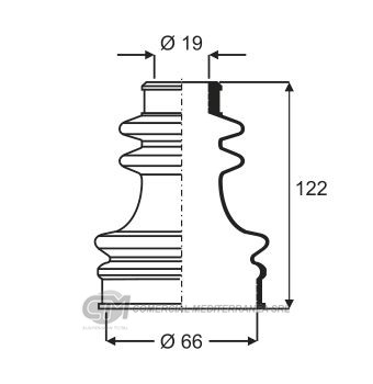 KIT TRANSMISION RENAULT R12 (CON TRICETA) 4 VEL. (...
