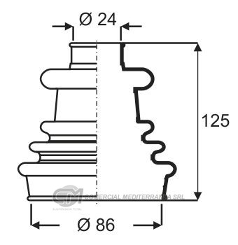 KIT TRANSMISION RENAULT R18 (..93) (RUEDA IZQ-DER)