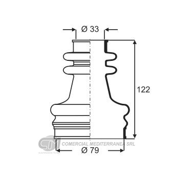 KIT TRANSMISION RENAULT R18 (...93) TRAFIC (90-03)