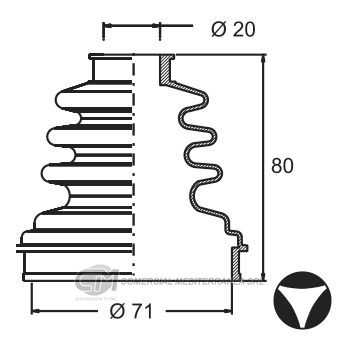 KIT TRANSMISION RENAULT KANGOO II (08..) SANDERO I
