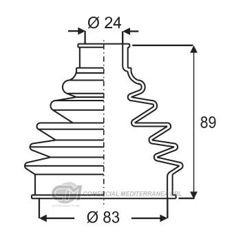 KIT TRANSMISION FIAT PALIO (97...) SIENA (97..) S