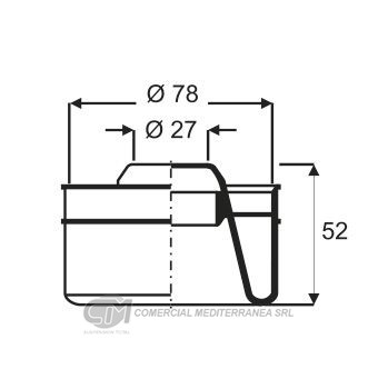 KIT TRANSMISION FIAT 600 (CON RETEN  Y PORTARETEN )