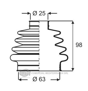 KIT TRANSMISION FIAT REGATTA (93-96) TEMPRA (92-9