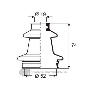 KIT TRANSMISION FORD SIERRA 1.6 (...92) (RUEDA DI