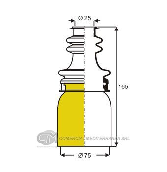 KIT TRANSMISION FORD SIERRA 2.3 (...94) (CON CHAPA)