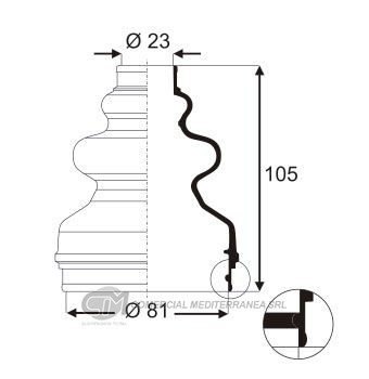 KIT TRANSMISION CITROEN BX (90-93) / FIAT DUCATO (99