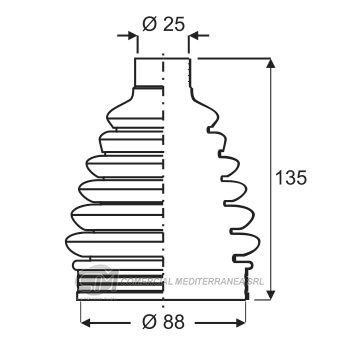 KIT TRANSMISION CHEVROLET S10 (96...) FIAT DUCATO (9