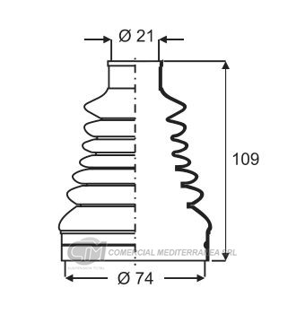KIT TRANSMISION LADO RUEDA CITROEN AX (93-95) BERLINGO (98