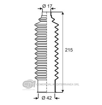 KIT DIRECCION V.W. 1500 (73-89) (MECANICA) (DEREC