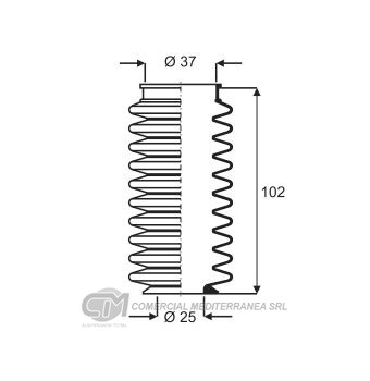 KIT DIRECCION RENAULT R4 4L R6 (82-92) (MECA