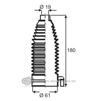 KIT DIRECCION PEUGEOT 206 (99..) 207 (08..) 308