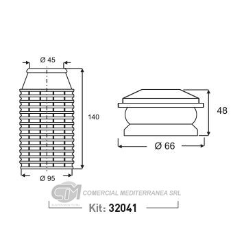 KIT SUSPENSION DEL. CHEVROLET MONZA (..89) ASTRA (98