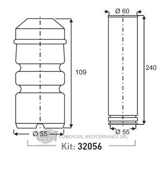 KIT SUSPENSION TRAS. BMW SERIE 3 (91..)